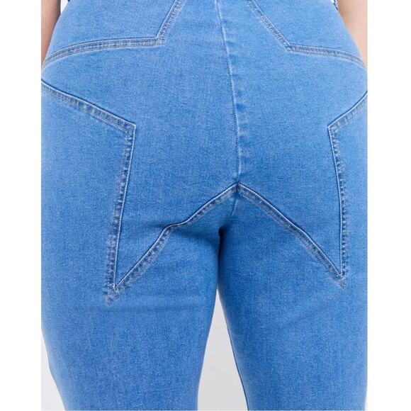 Altar’d State A Beautiful Soul Arula Star Flare Jeans Distressed Bell Bottom 16 - Picture 4 of 14